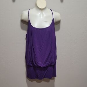 INC International Concepts Purple Relaxed Camisole Top